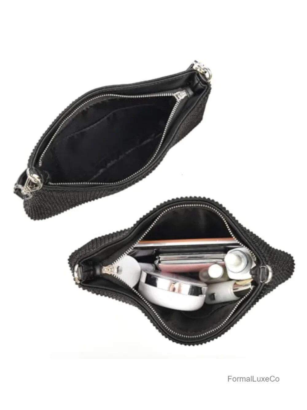 Bling Rhinestone Evening Clutch Purse Women Prom Party Wedding Crossbody Bag